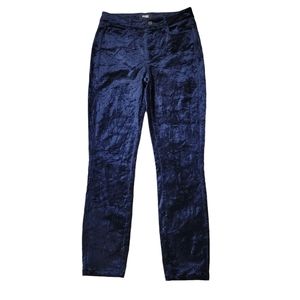 Paige Blue Velvet Hoxton Ultra Skinny Pants